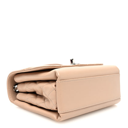 Chanel Calfskin Mini Tramezzo Flap Beige 4 of 12