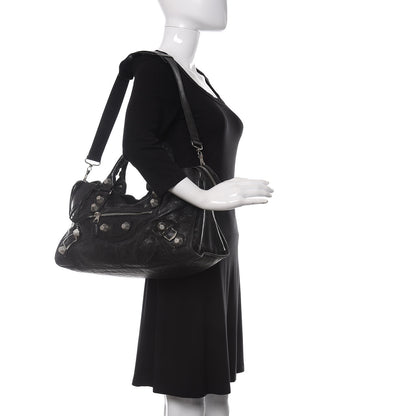 Balenciaga Agneau Giant 21 Silver Hardware Part Time Black 3 of 11