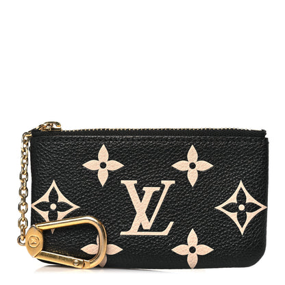 Louis Vuitton Empreinte Monogram Giant Key Pouch Black Beige 1 of 7