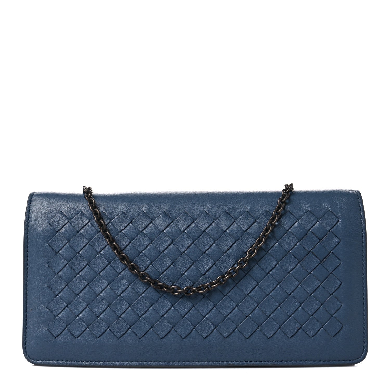 Bottega Veneta Nappa Intrecciato Continental Wallet on Chain Krim 1 of 5