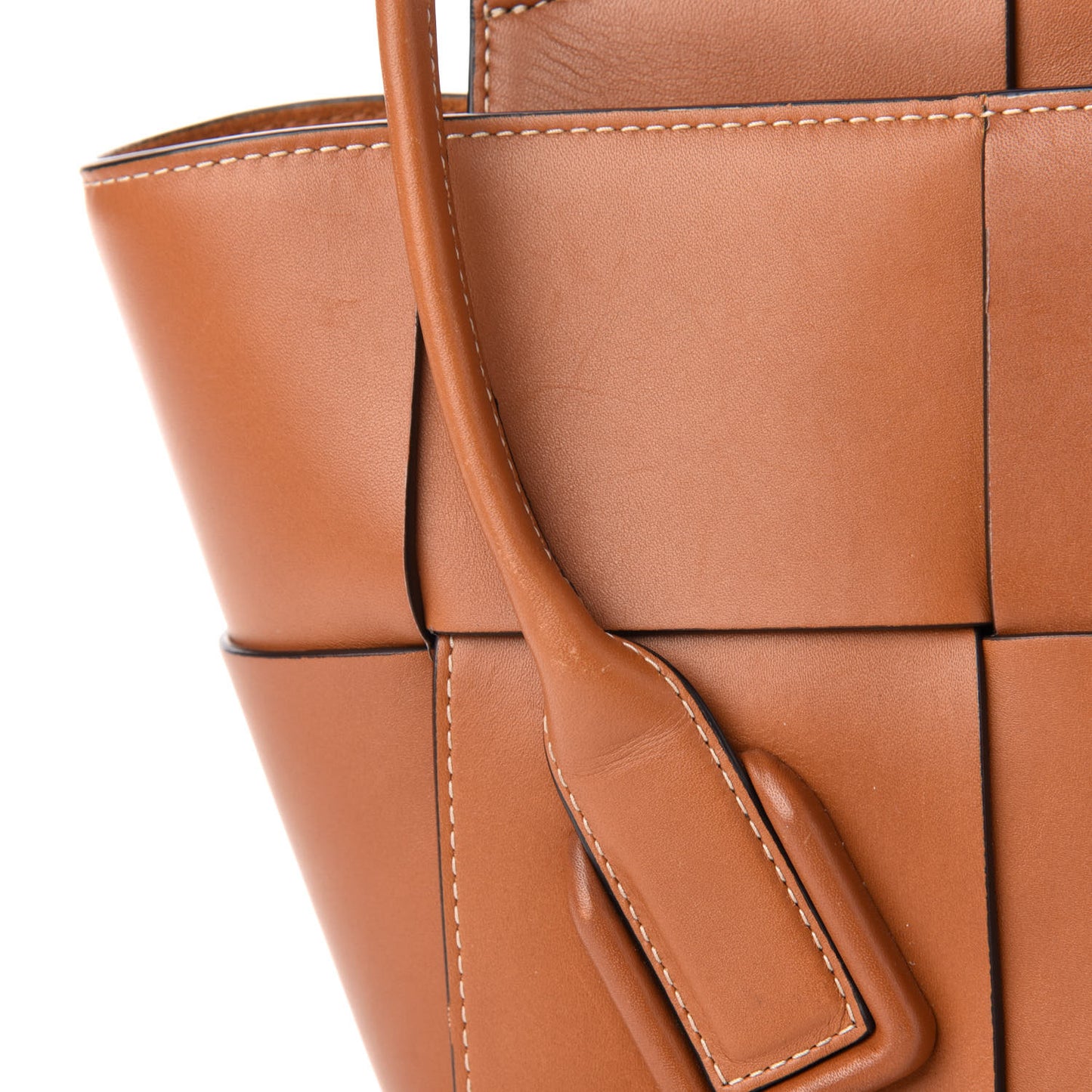 French Calfskin Maxi Intrecciato Arco 33 Wood