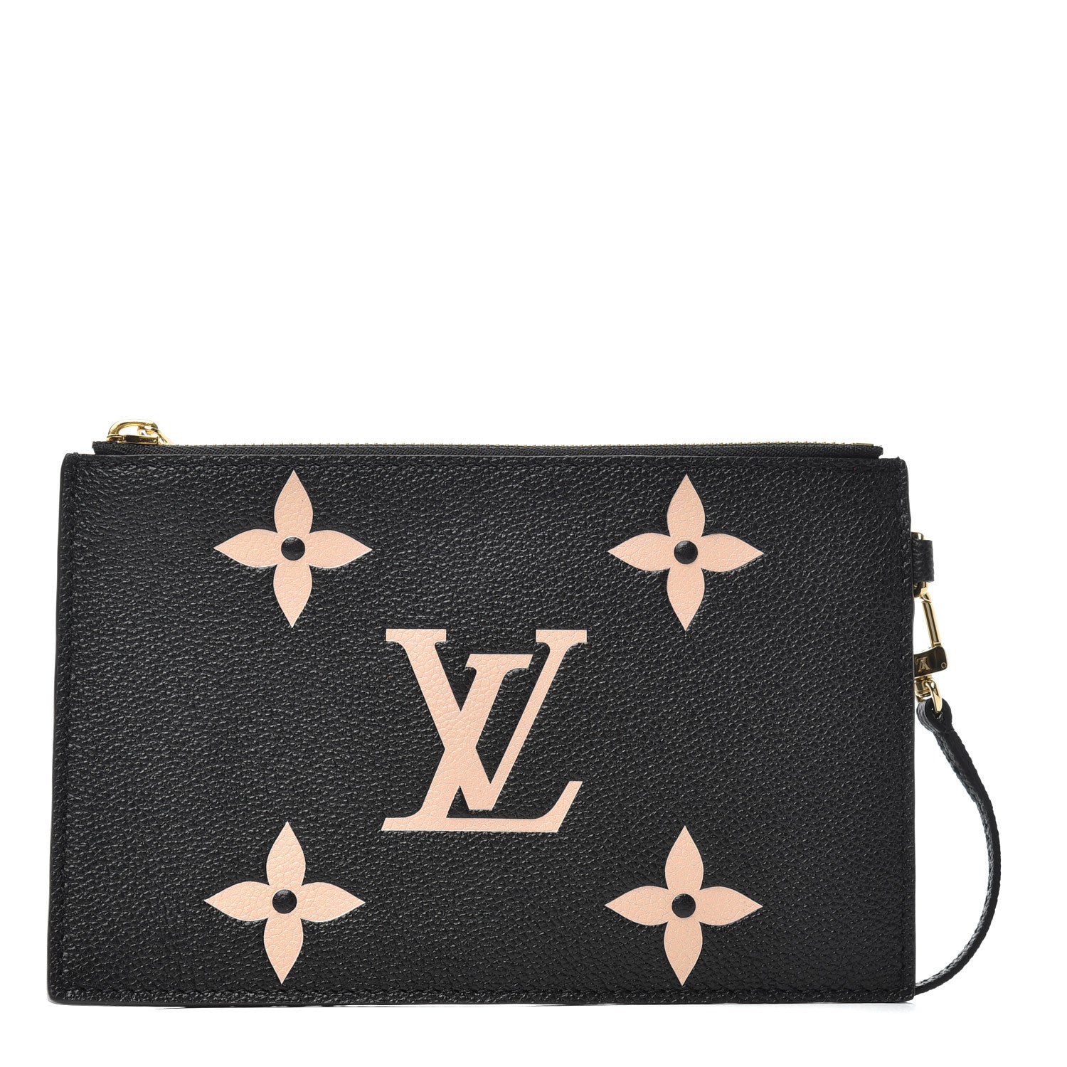 Louis Vuitton Empreinte Monogram Giant Neonoe MM Pochette Black Beige 1 of 6