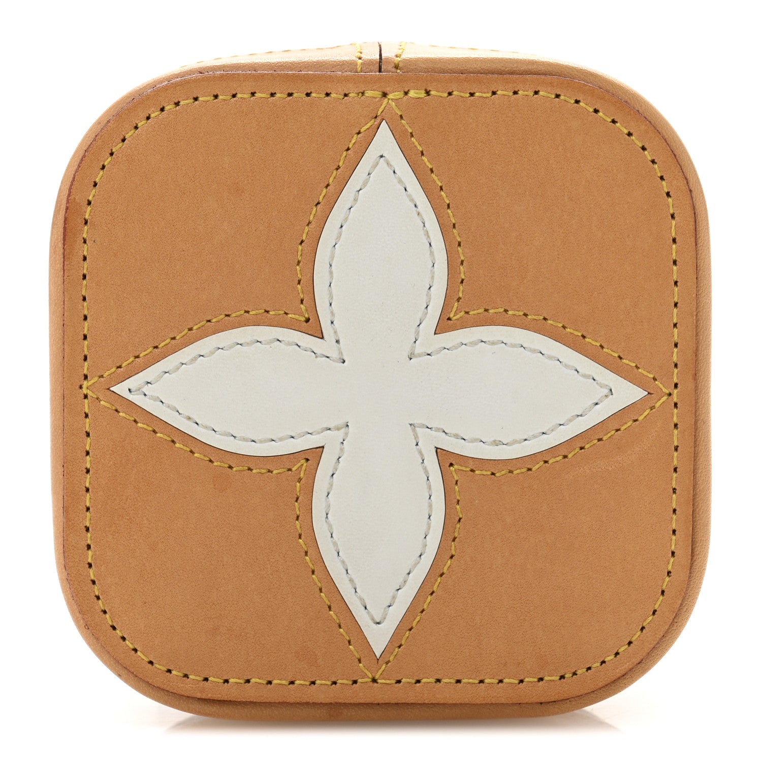 Louis Vuitton Calfskin Clarence Box PM Beige 8 of 9