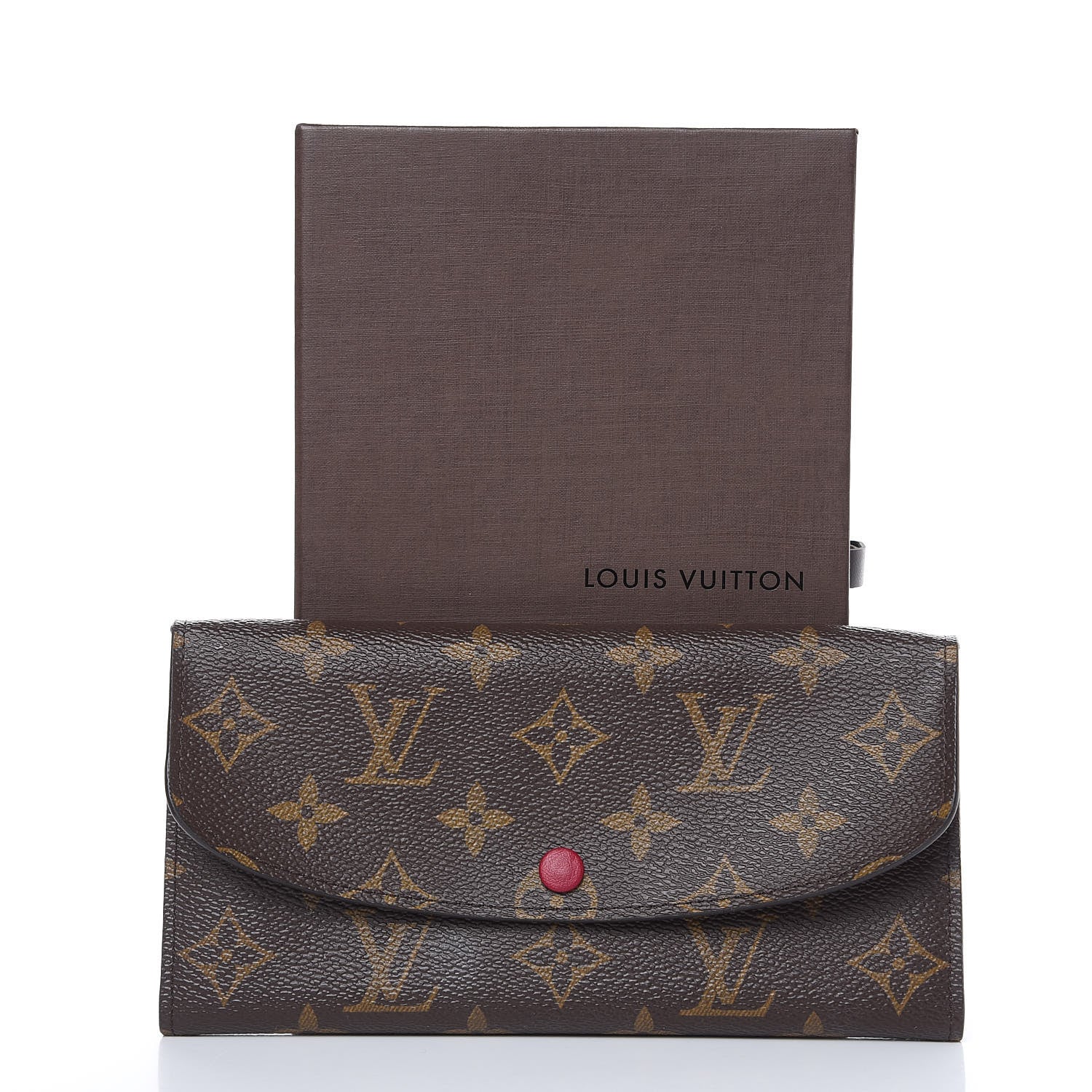 Louis Vuitton Monogram Emilie Wallet Fuchsia 9 of 9