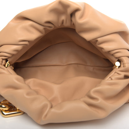 Bottega Veneta Calfskin The Pouch Chain Almond 5 of 9