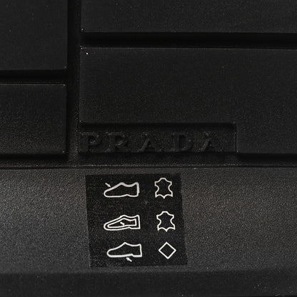 Prada Spazzolato Rois Lace Up Uomo Brogue Loafers 8 Black 8 of 9