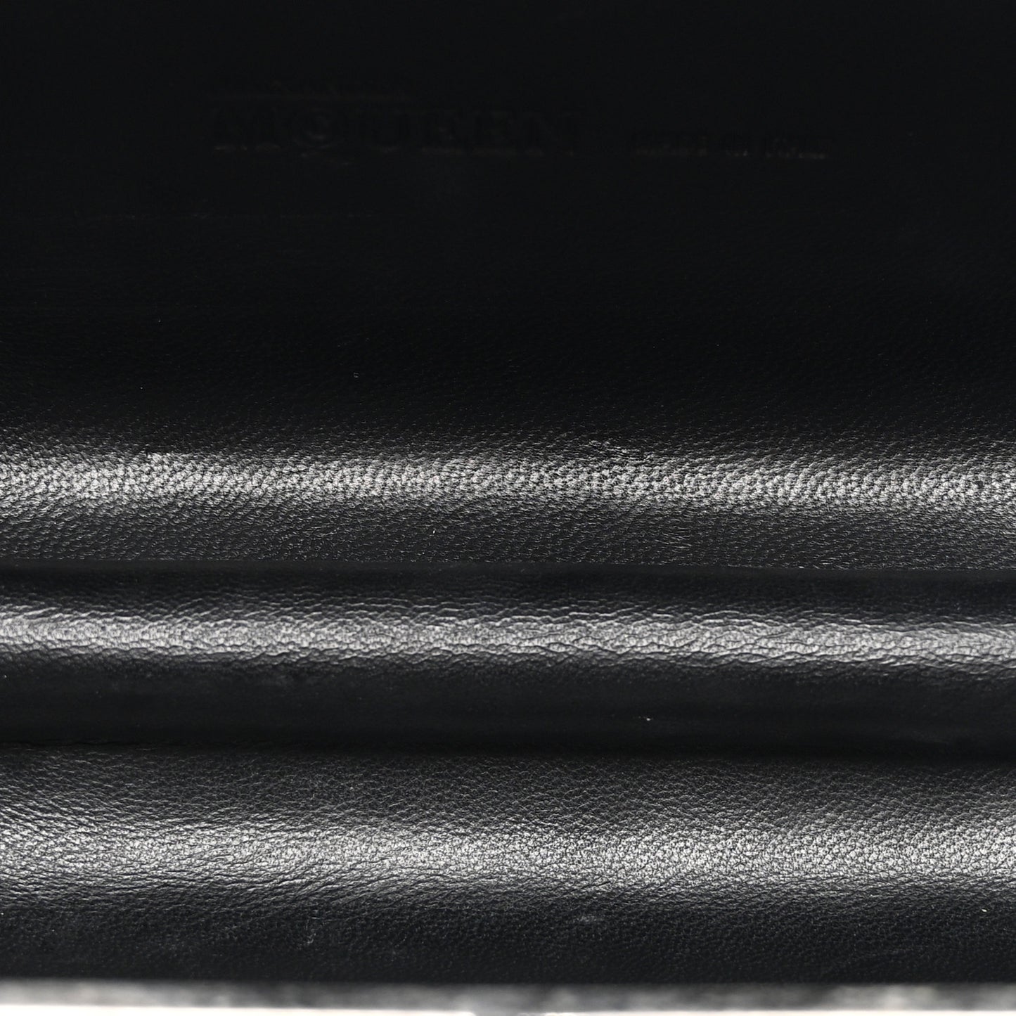 Pearl Embellished Calfskin Skull Box Clutch Black