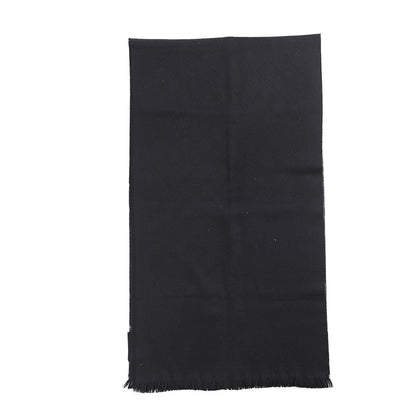 Gucci Wool Monogram Fringe Scarf Black 3 of 5