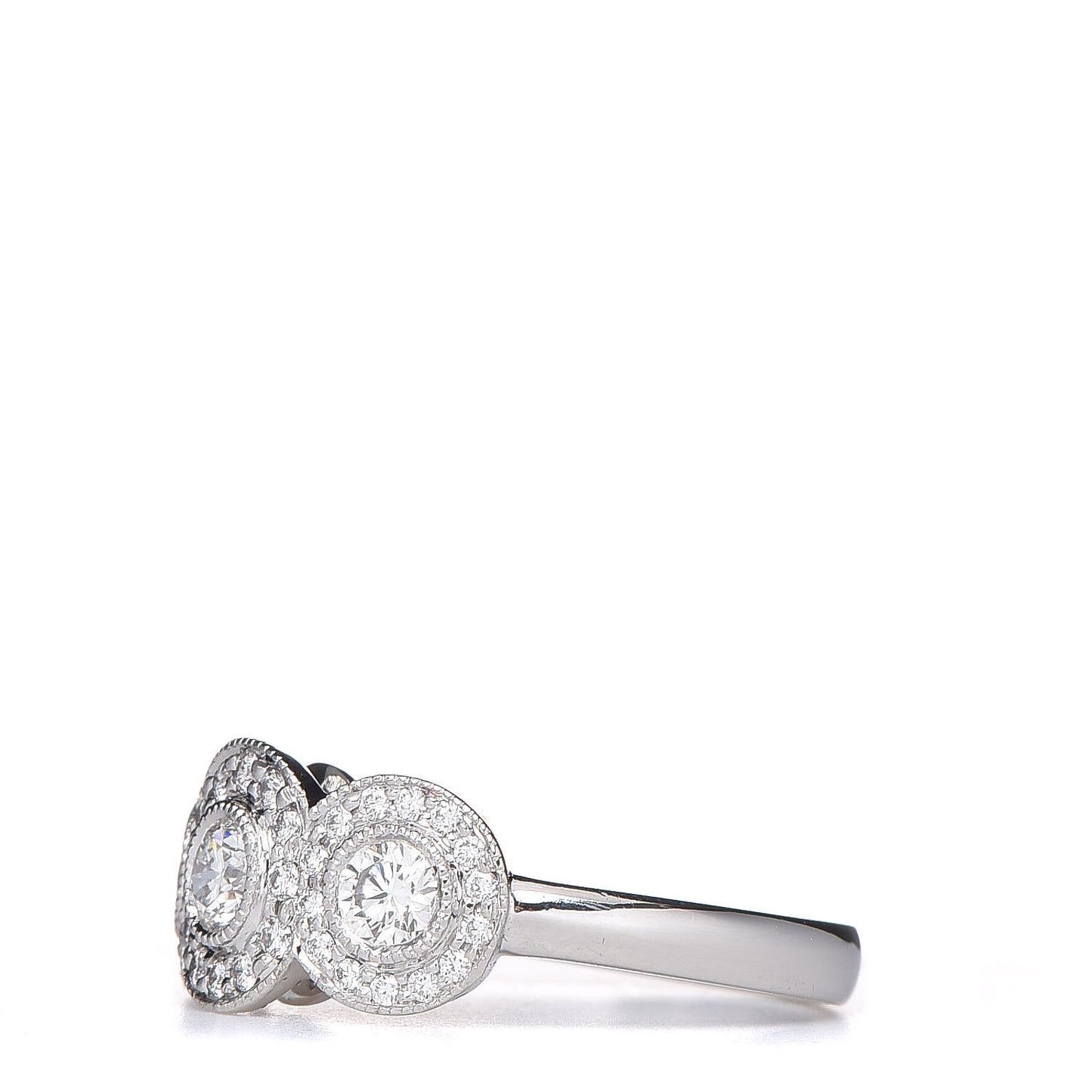 Platinum Diamond Circlet Ring 49 4.75