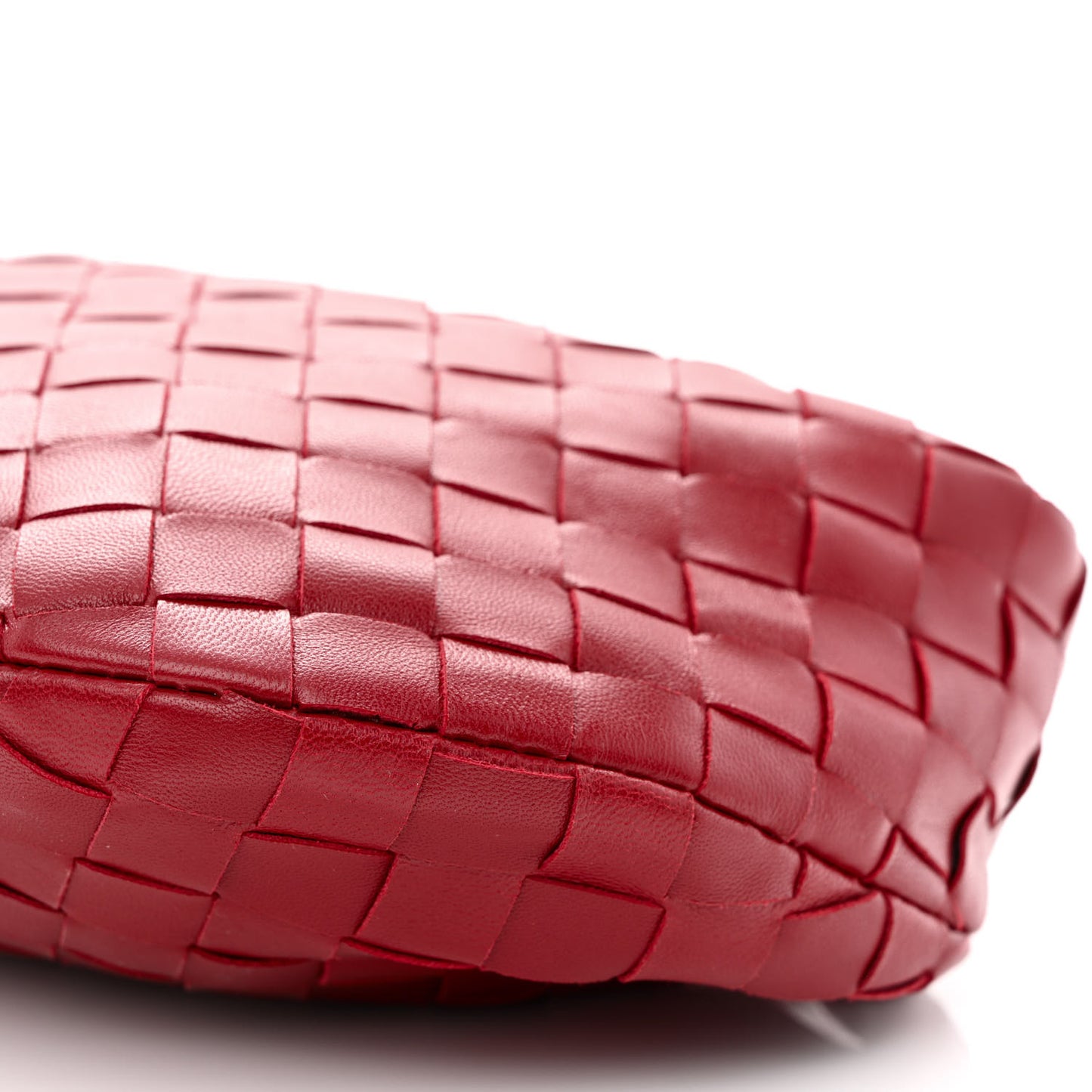 Nappa Intrecciato Mini Jodie Dark Red