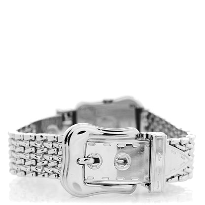 Fendi Stainless Steel Diamond 23mm 3800L Buckle Quartz Watch Silver 4 of 7