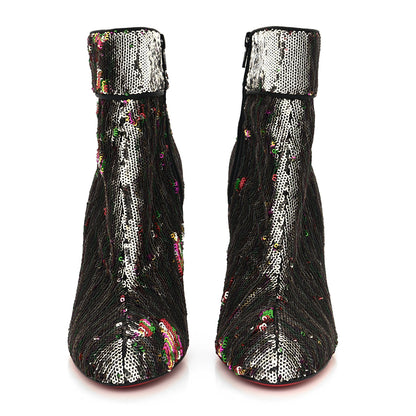 Christian Louboutin Paillettes Moulamax 100 Booties 38 Multicolor 2 of 6