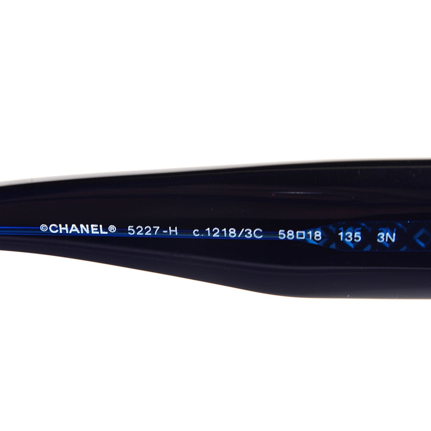 Chanel Mother of Pearl CC Sunglasses 5227-H Blue 5 of 7