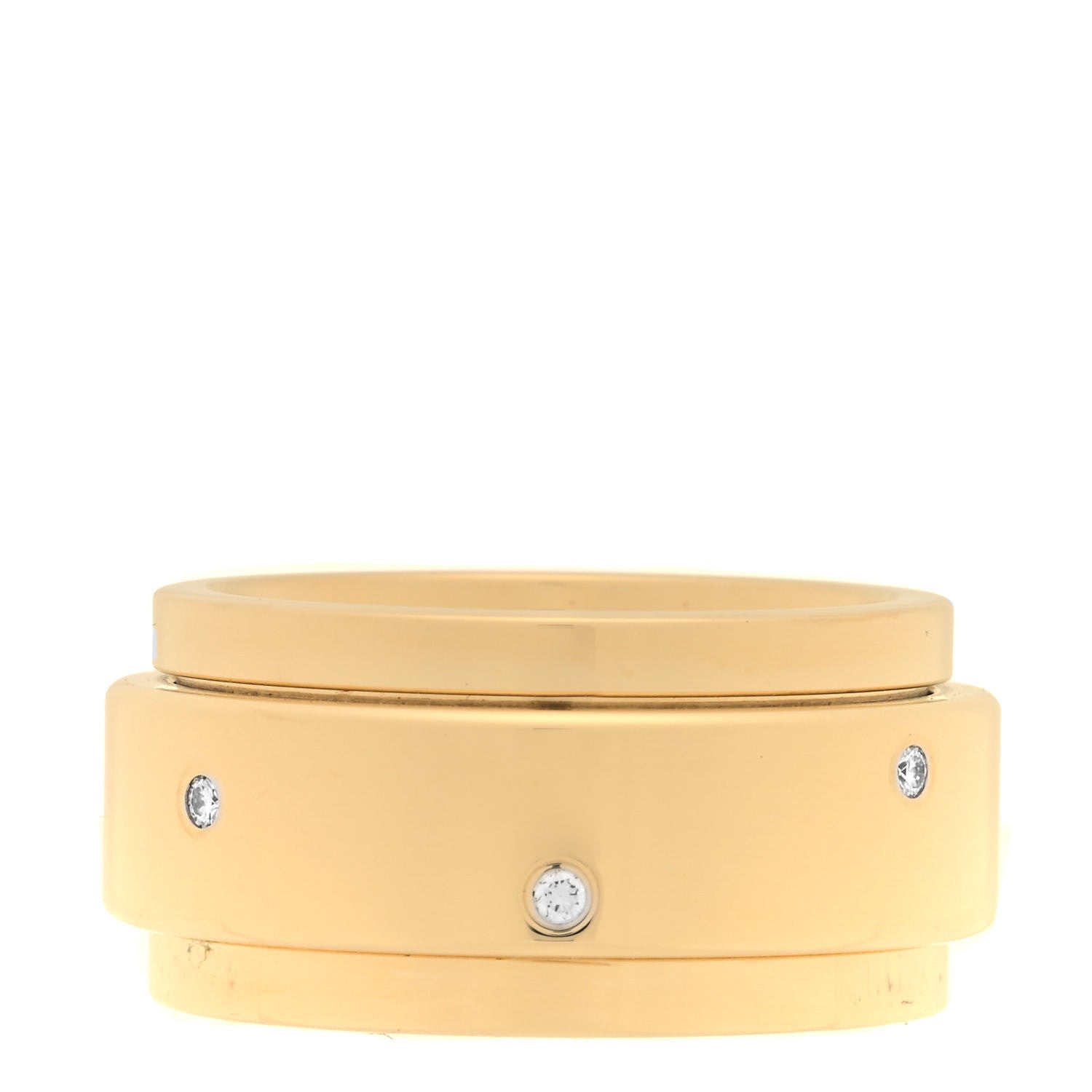 Piaget 18K Yellow Gold 6 Diamond Possession Movable Ring 54 6.75 1 of 5