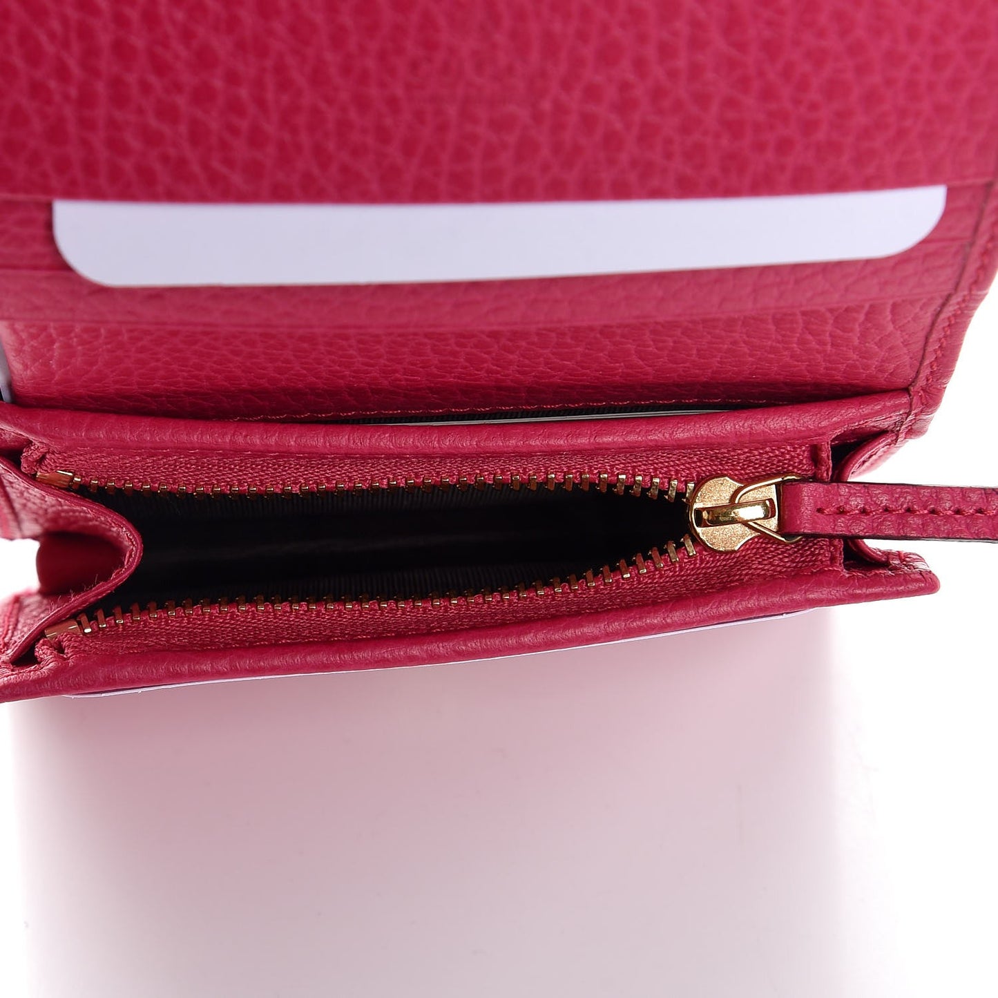 Dollar Calfskin GG Marmont Card Case Box Pink