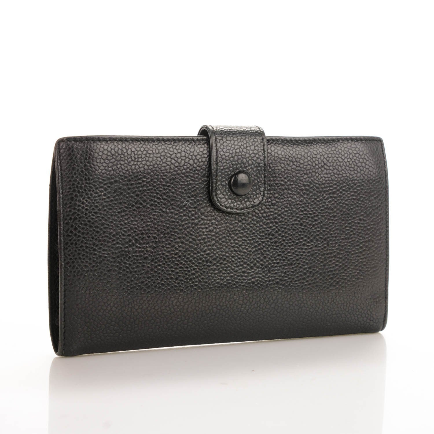 Chanel Caviar Timeless CC French Wallet Black 3 of 8