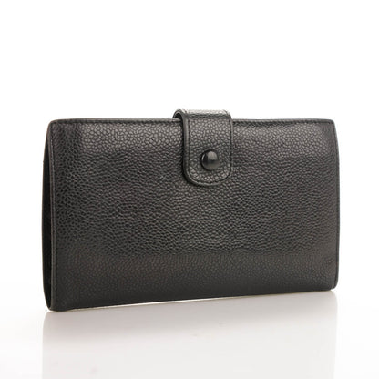 Chanel Caviar Timeless CC French Wallet Black 3 of 8