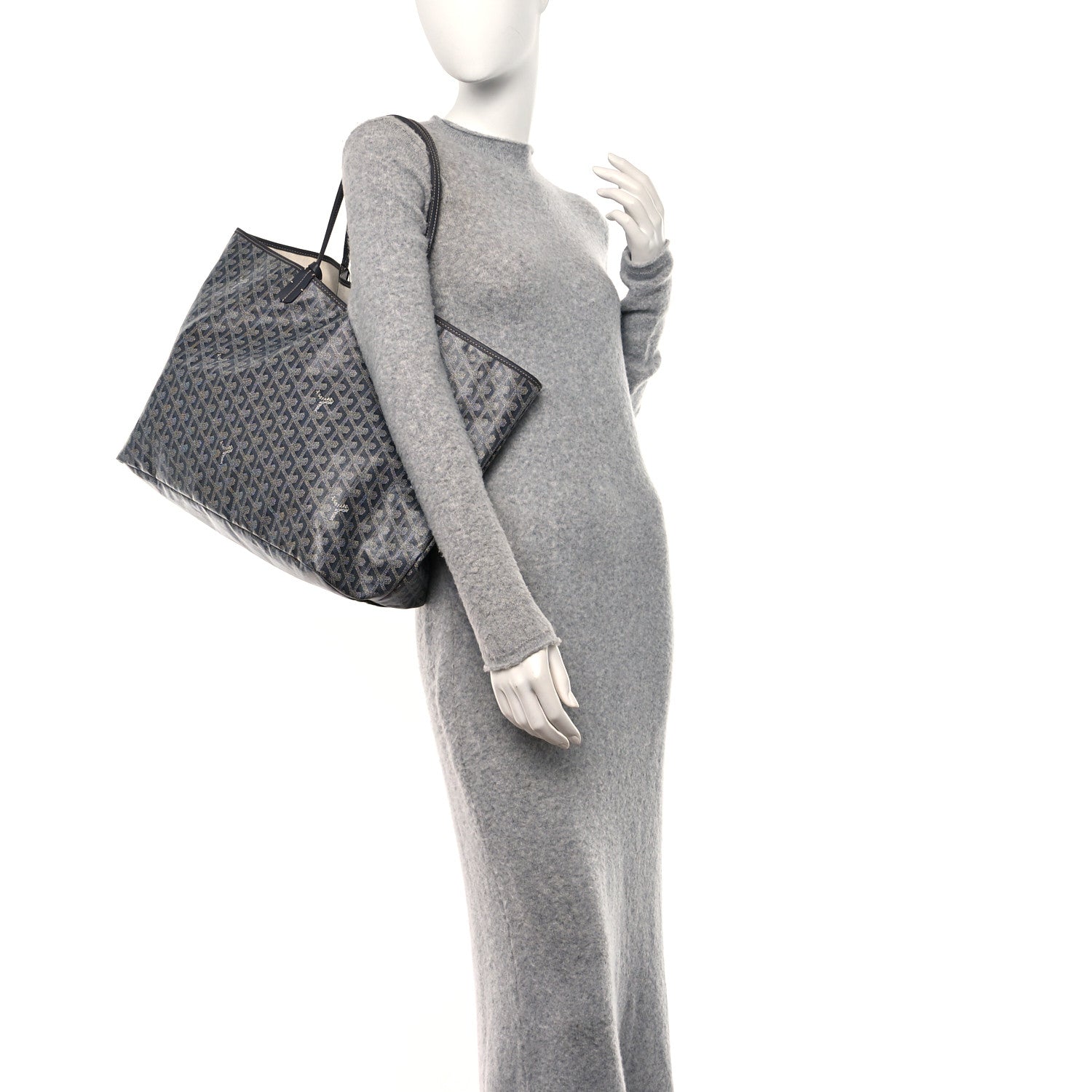 Goyard Goyardine Saint Louis GM Grey 2 of 12