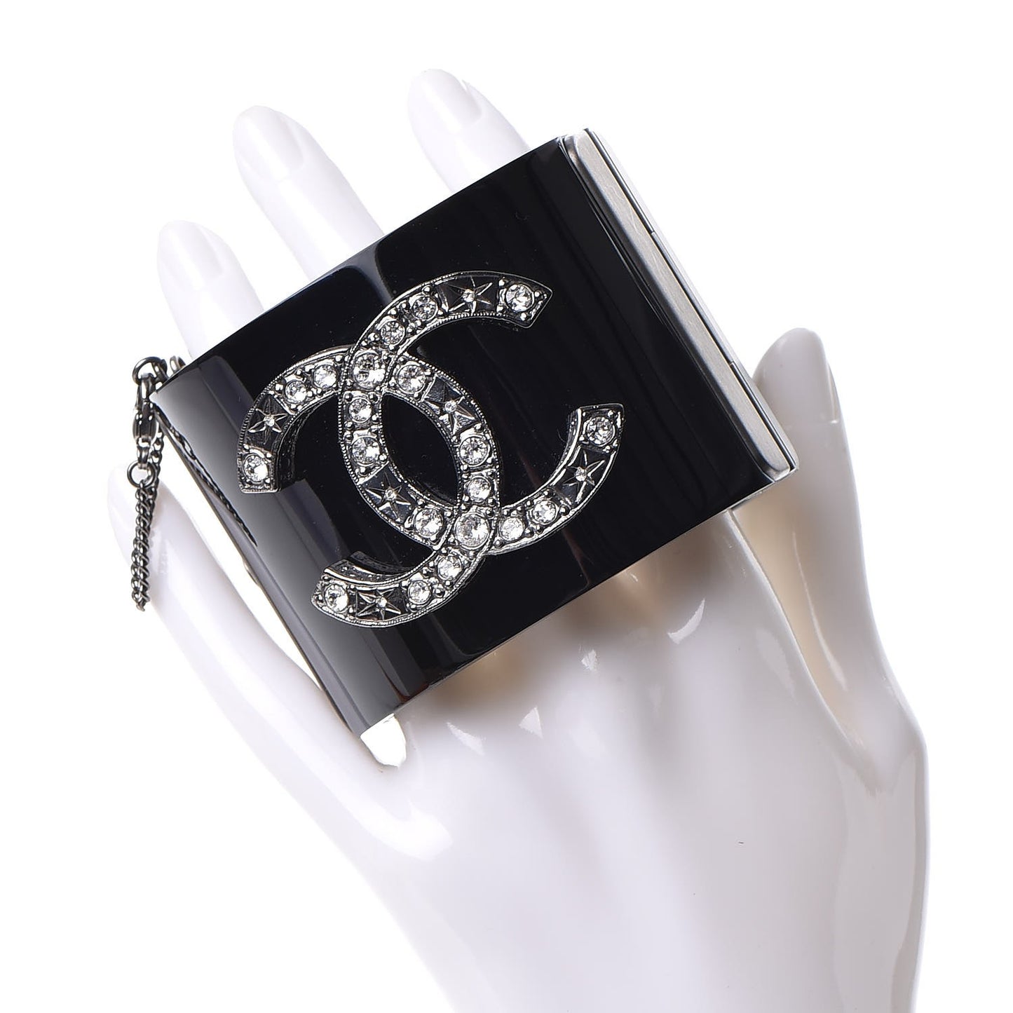 Resin Crystal CC Cuff Black