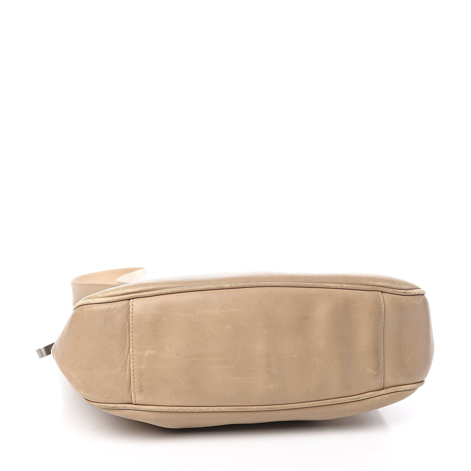 Gucci Calfskin Bamboo Top Handle Hobo Beige 4 of 16