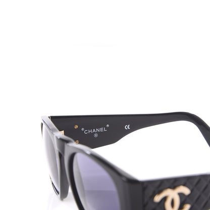 Chanel Quilted Sunglasses 01450 Black 5 of 6