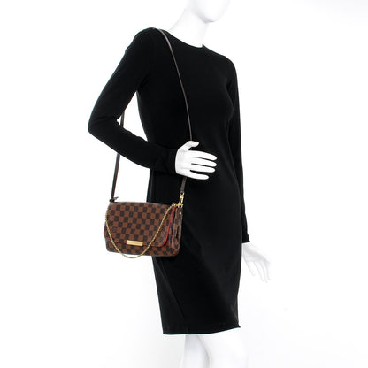 Louis Vuitton Damier Ebene Favorite MM 2 of 9