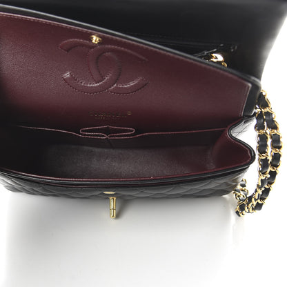 Chanel Lambskin Quilted Medium Double Flap Black 5 of 11