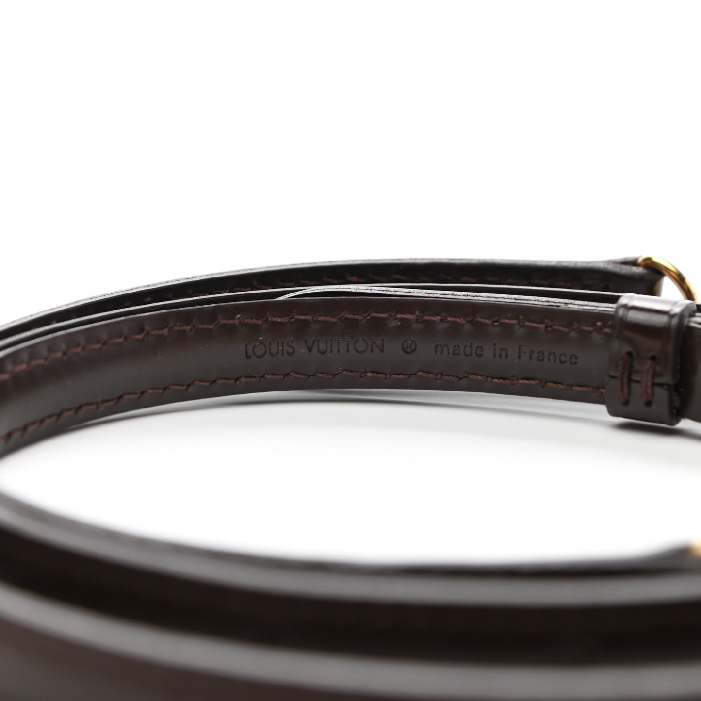 Calfskin 12mm Adjustable Shoulder Strap Brown