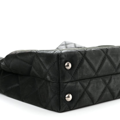 Chanel Iridescent Calfskin Quilted Reissue 2.55 Tote Black 9 of 10
