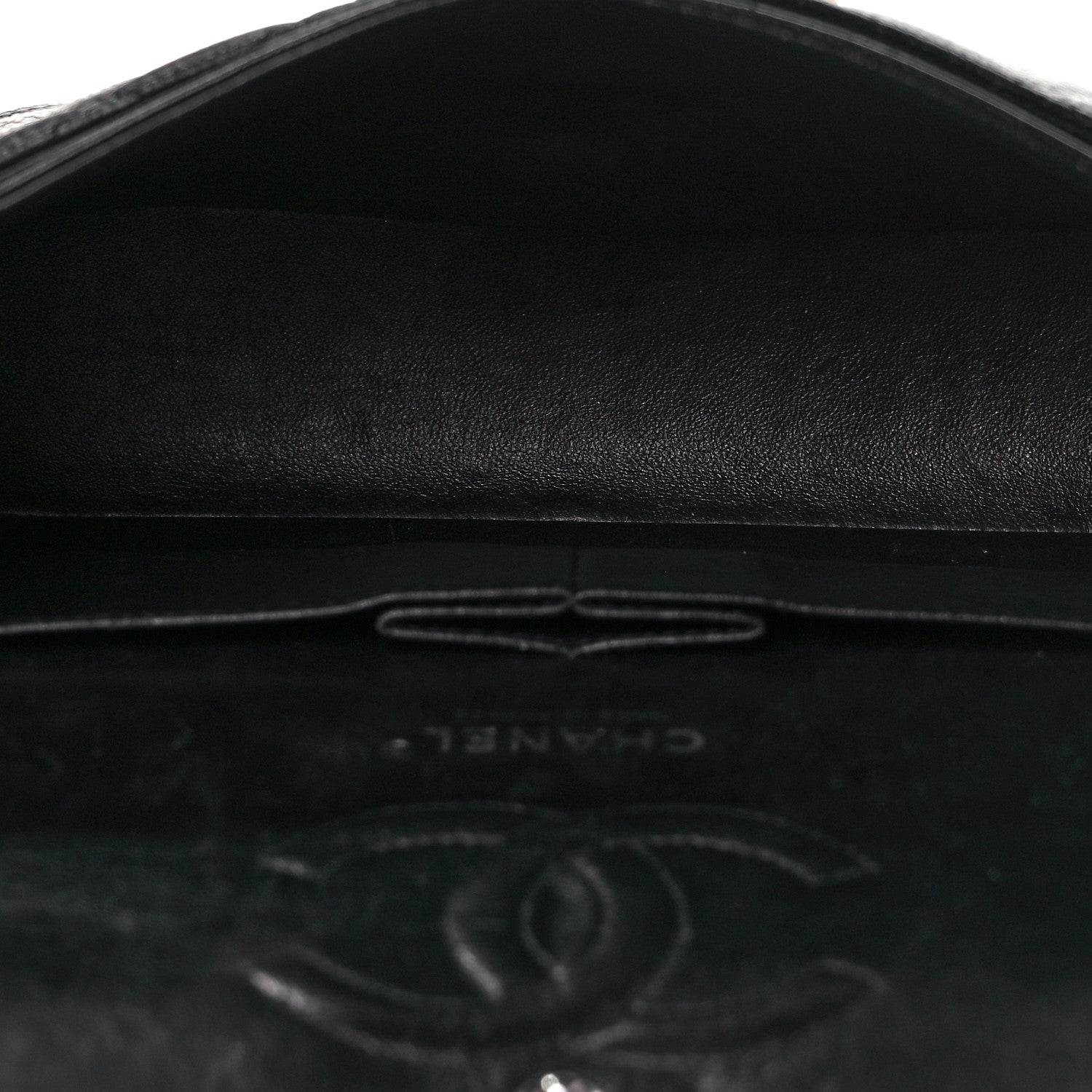 Chanel Caviar Quilted Medium Double Flap Black 7 of 10