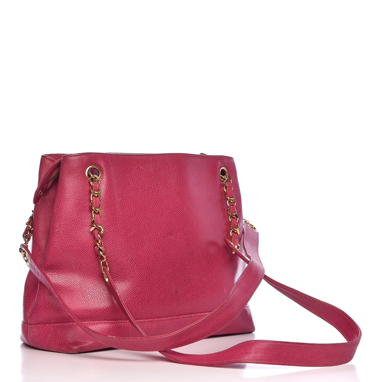 Chanel Caviar CC Shoulder Bag Pink 3 of 42