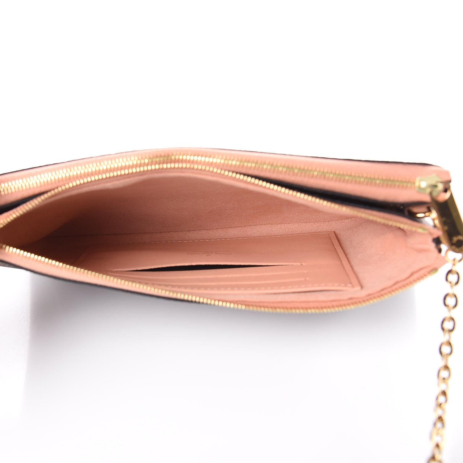 Louis Vuitton Damier Ebene Double Zip Pochette 6 of 9