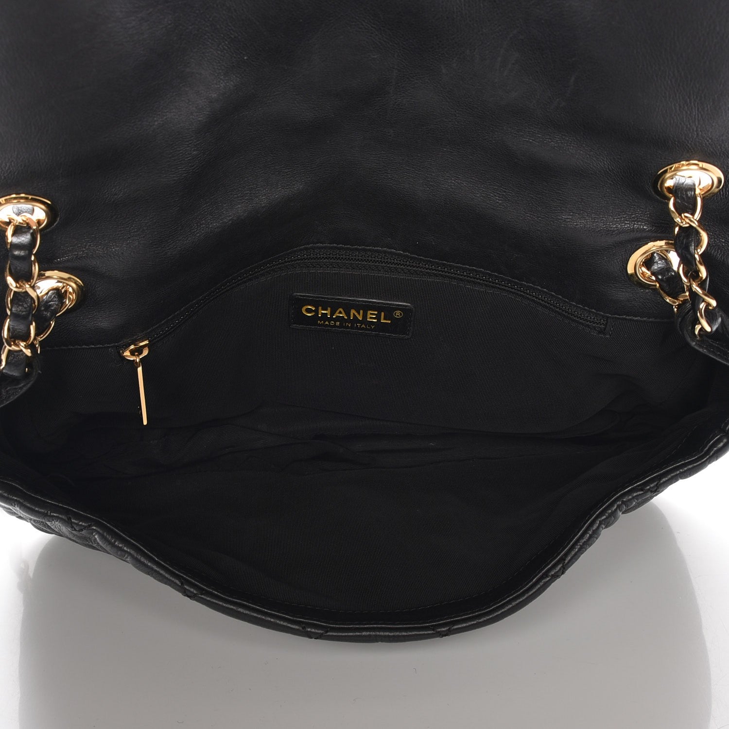 Chanel Calfskin Quilted Medium Chain Me Flap Black 5 of 7