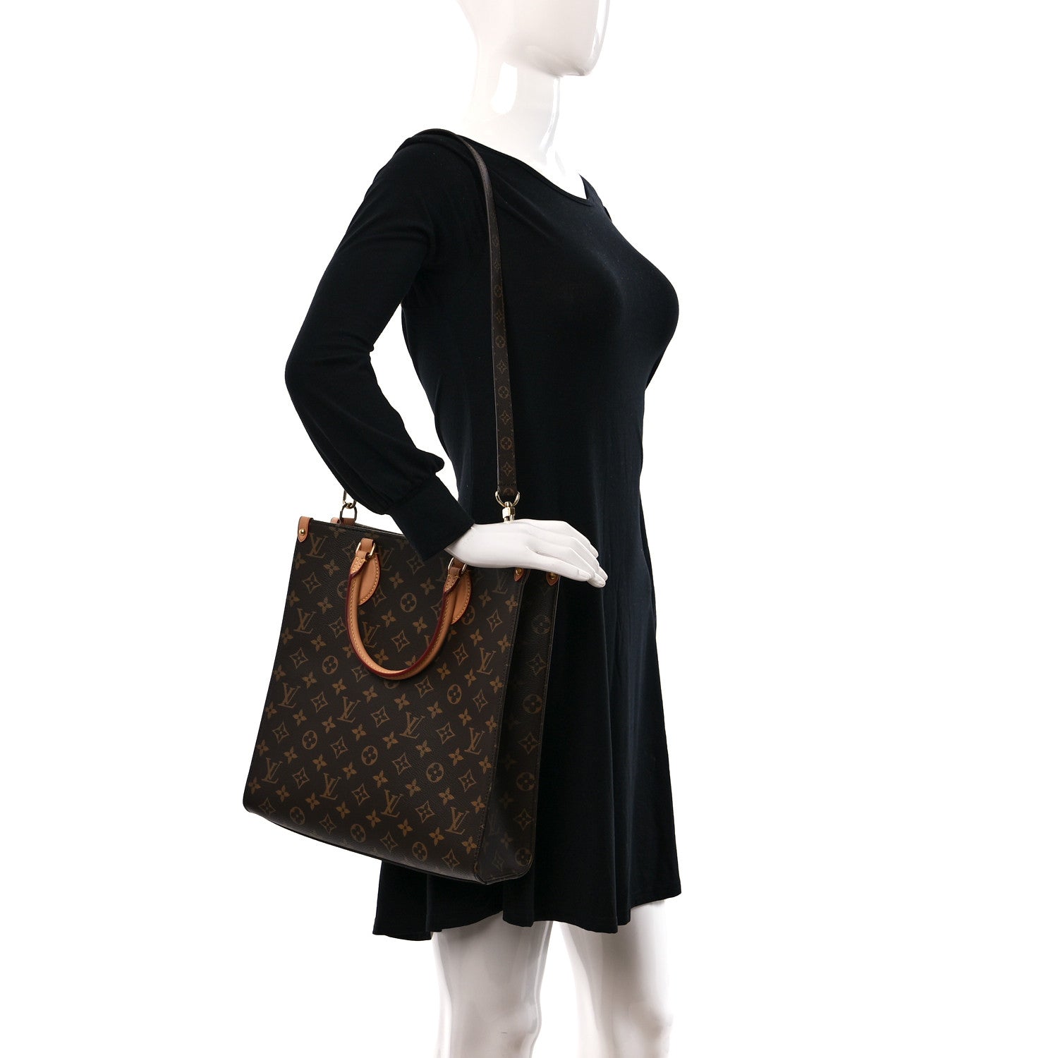 Louis Vuitton Monogram Sac Plat PM 2 of 8