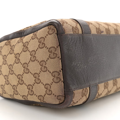 Gucci Monogram Small Abbey Boston Dark Brown 9 of 14