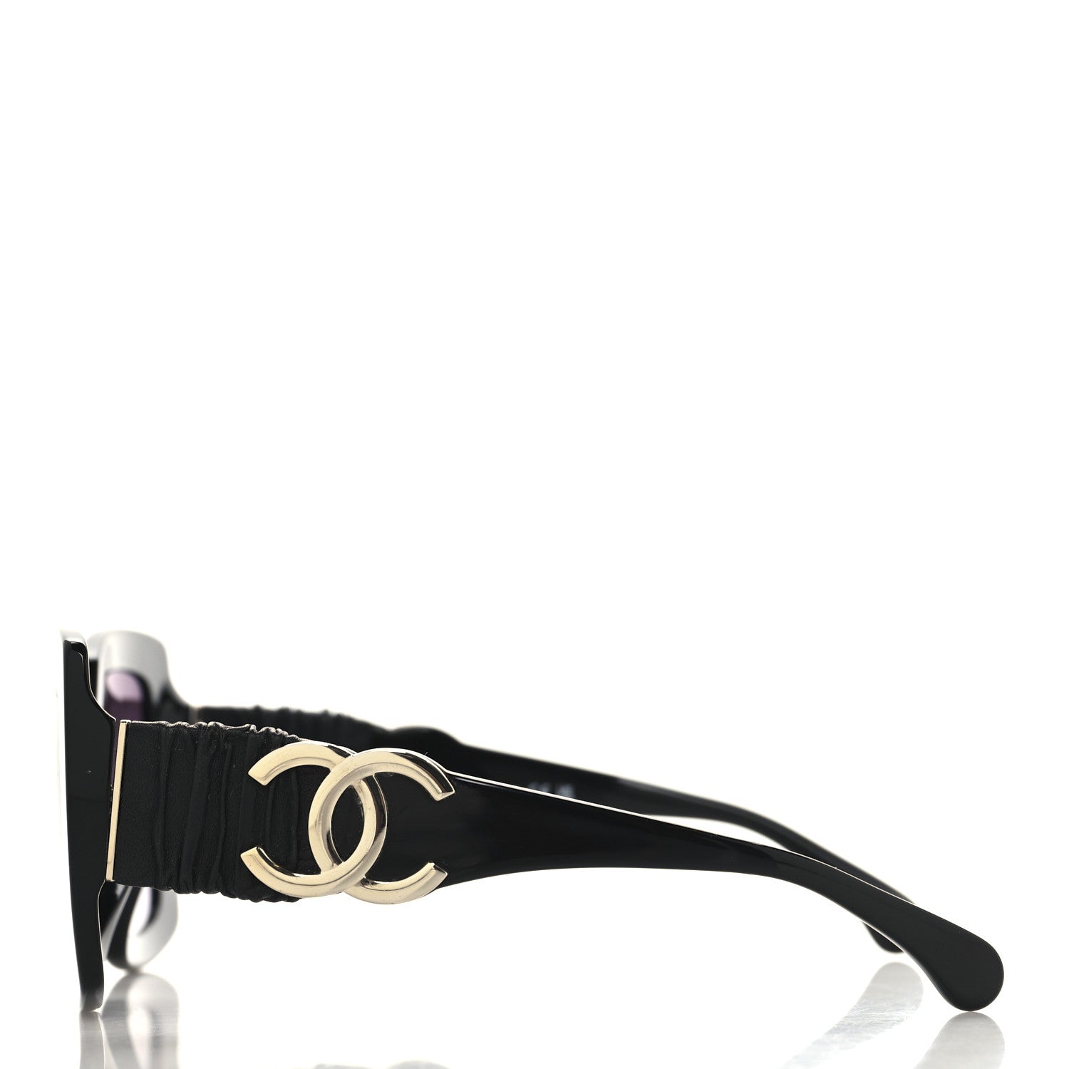 Chanel Acetate Calfskin Square Sunglasses 5474-Q-A Black 3 of 7