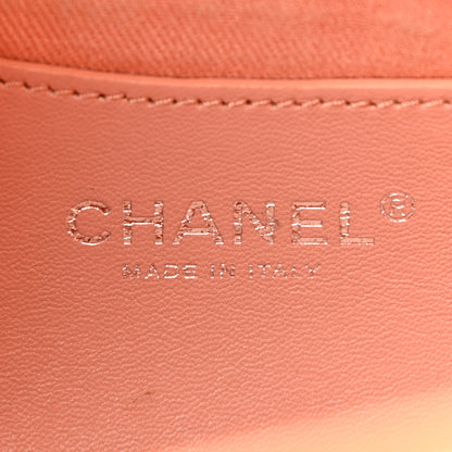 Chanel Patent Quilted Medium Just Mademoiselle Bowling Bag Orange 6 of 9