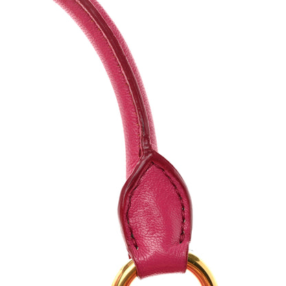 Miu Miu Goatskin Madras Bi-Color Bowling Bag Rosa Peonia 12 of 13