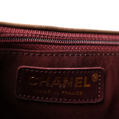 Chanel Suede Calfskin Stitched Small Paris in Rome Messenger Brown 6 of 12