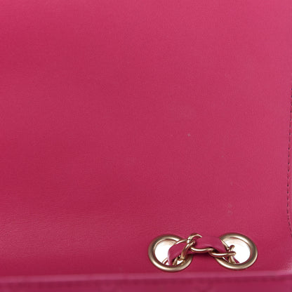 Chanel Lambskin Quilted Jumbo Mademoiselle Chic Flap Fuchsia 12 of 16