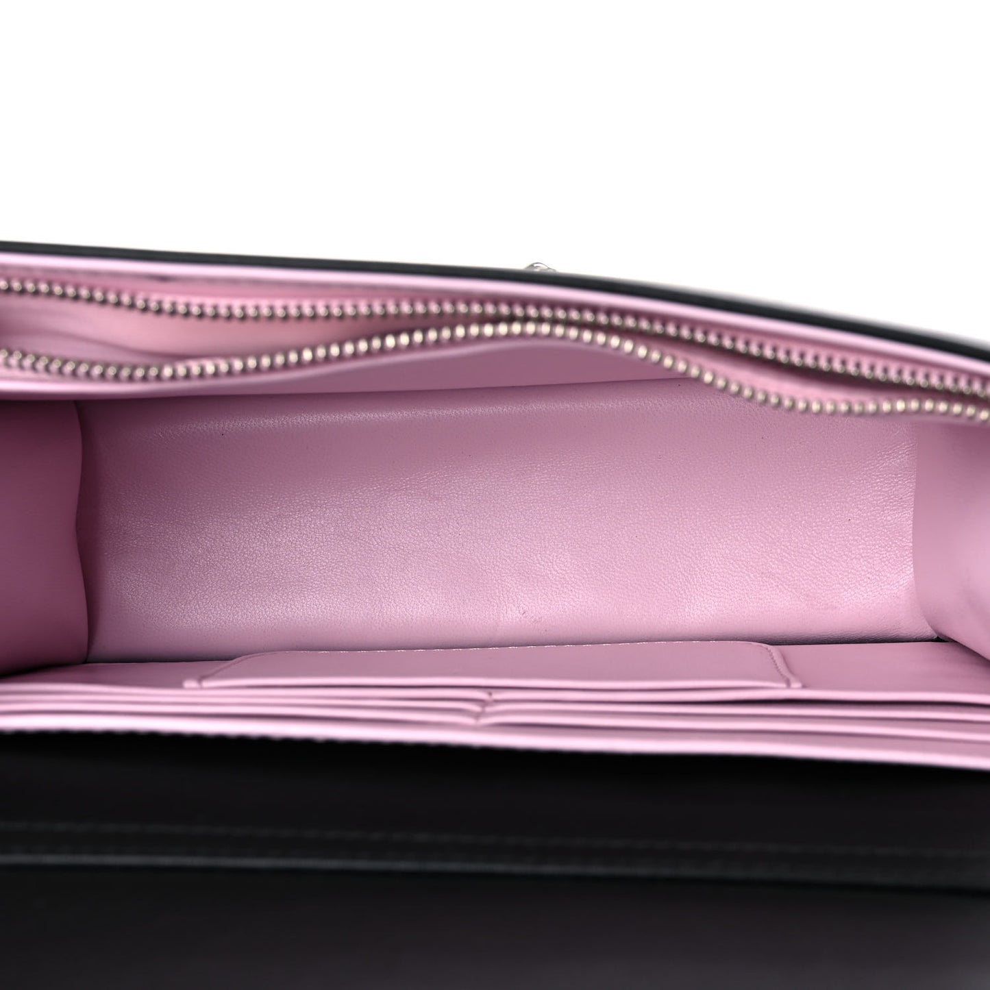 Lambskin Sequin Embroidered Miss Dior Promenade Flap Bag Black