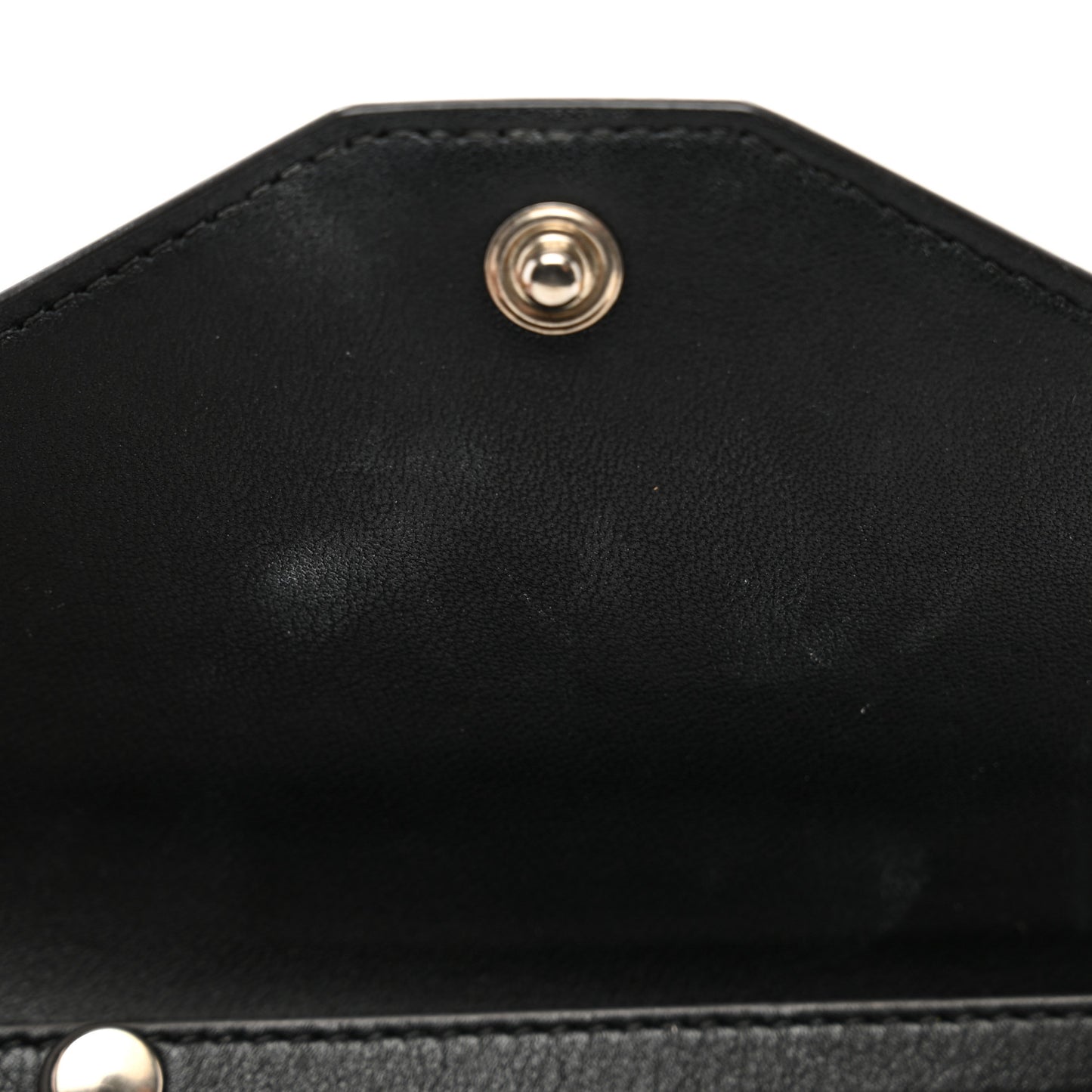 Shiny Calfskin Clutch on a Chain Multicolor