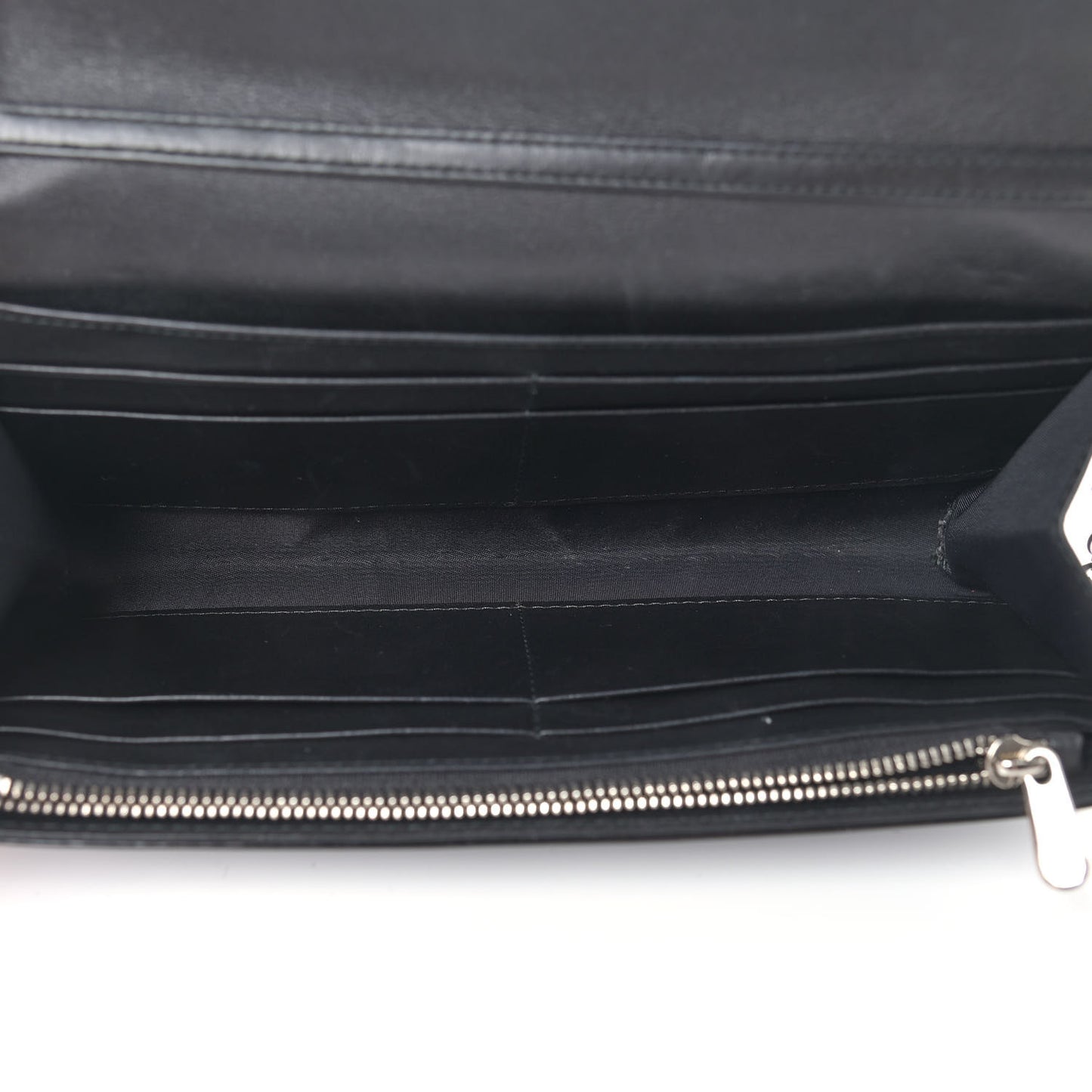 Patent Cannage Lady Dior Rendezvous Wallet On Chain Black