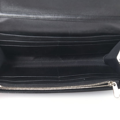 Christian Dior Patent Cannage Lady Dior Rendezvous Wallet On Chain Black 5 of 13