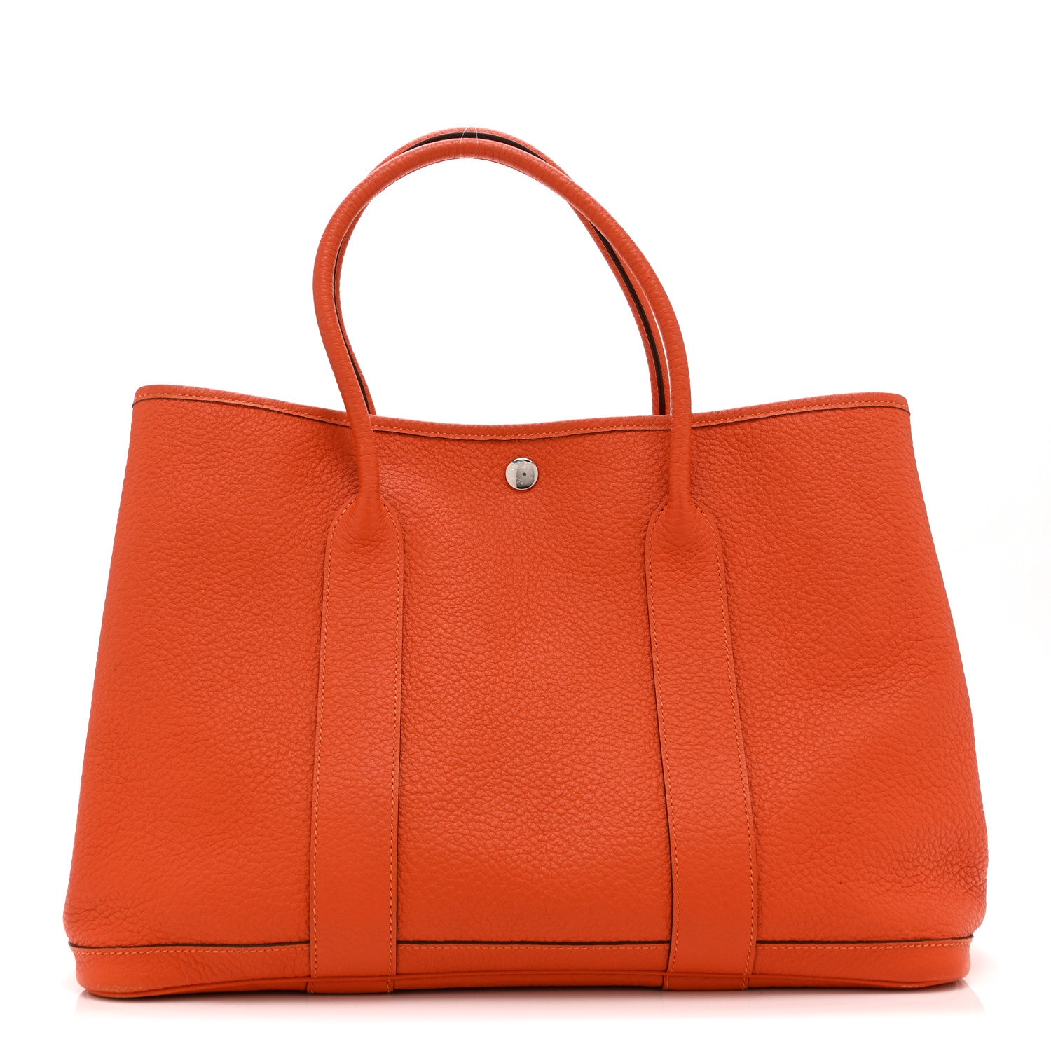 Hermes Vache Country Garden Party 36 MM Orange 1 of 10