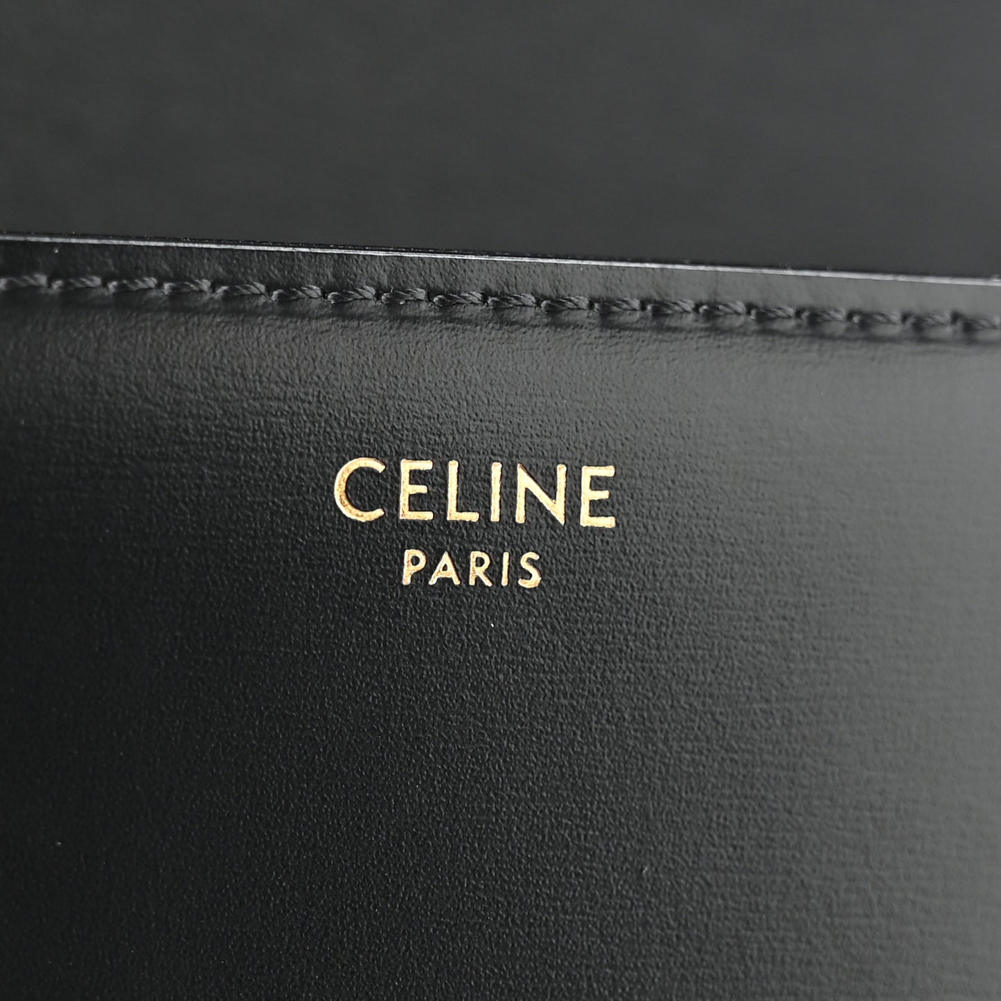 Shiny Calfskin Teen Triomphe Black
