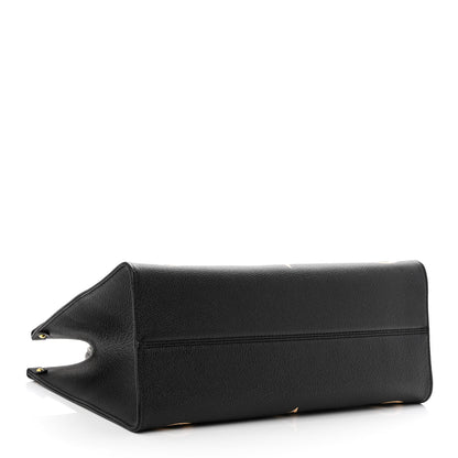 Louis Vuitton Empreinte Monogram Giant Onthego MM Black Beige 4 of 9