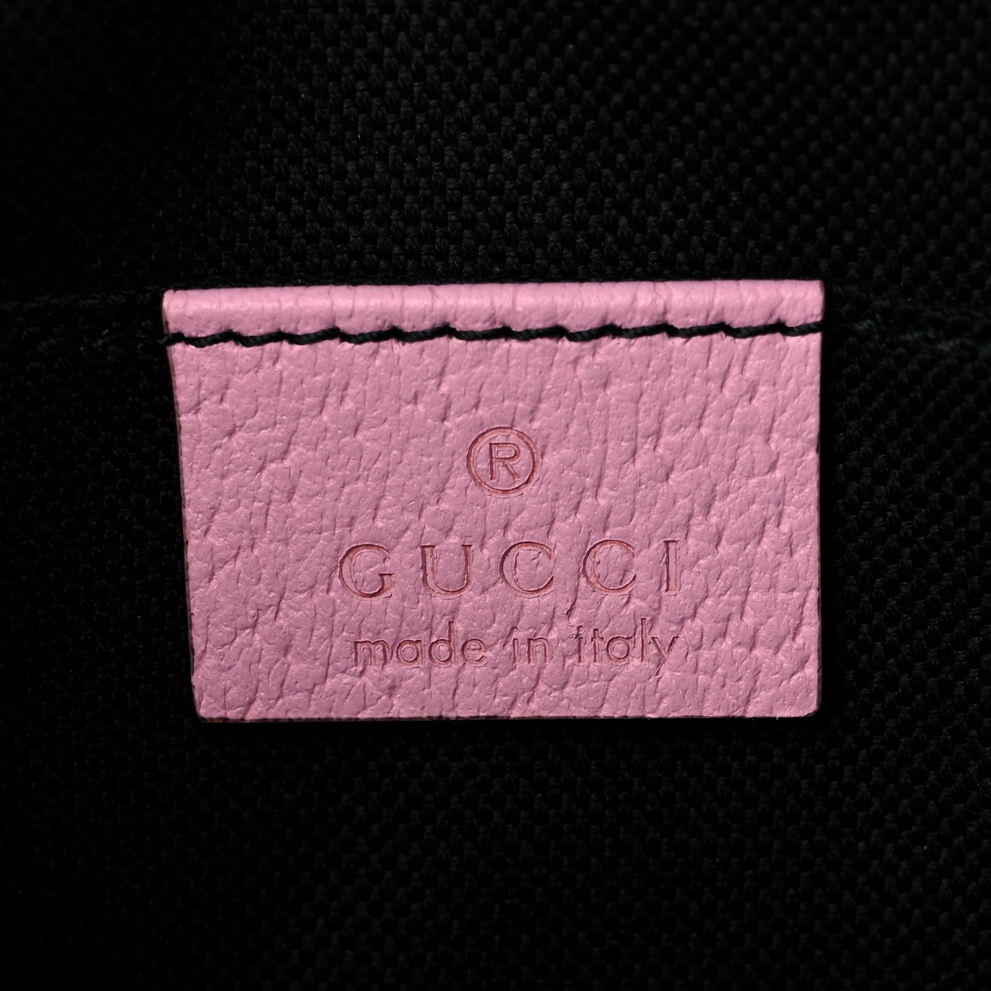 GG Supreme Monogram Psychedelic Shoulder Bag Black Multicolor Sugar Pink