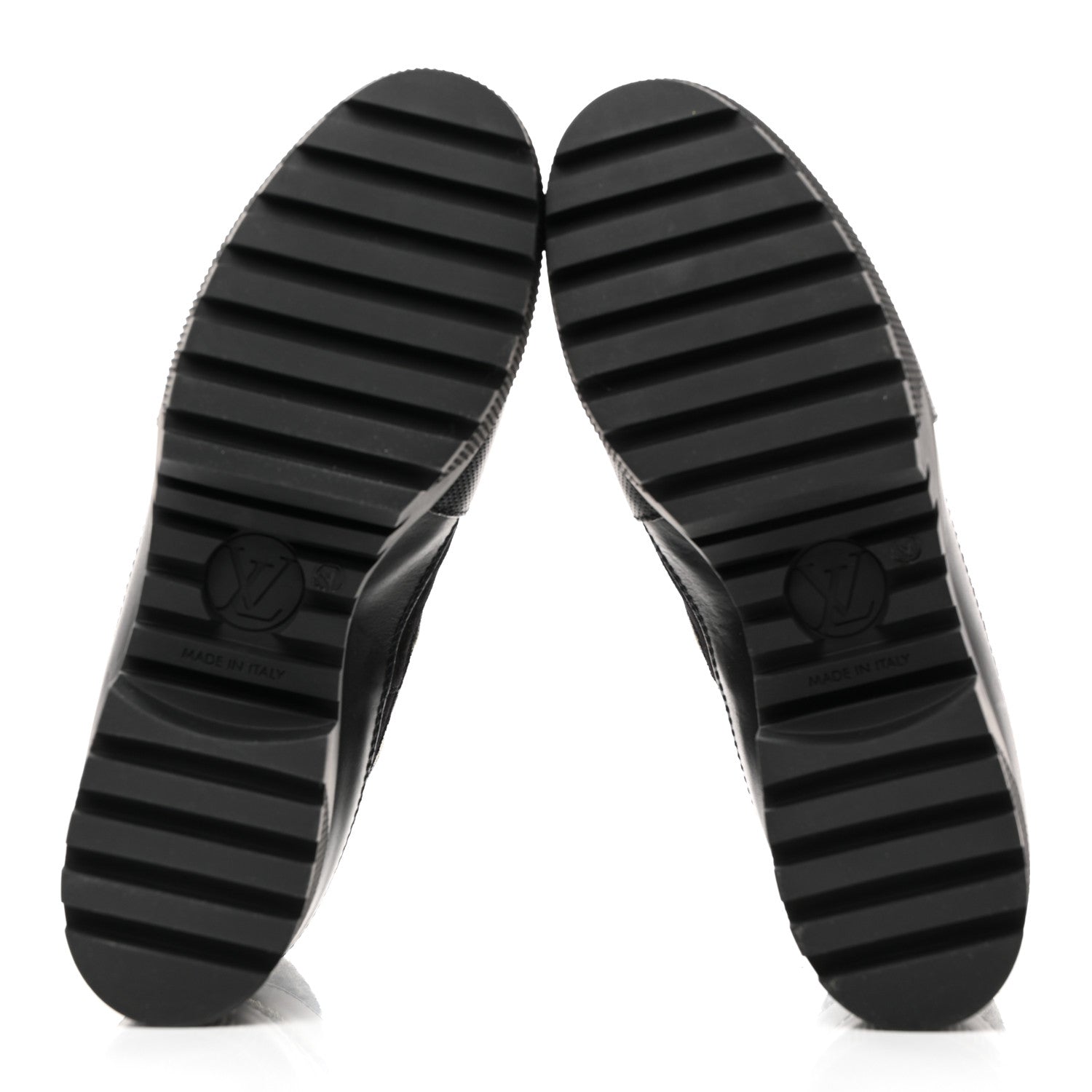 Louis Vuitton Velvet Calfskin Monogram Laureate Platform Desert Boots 37 Black Green 5 of 9