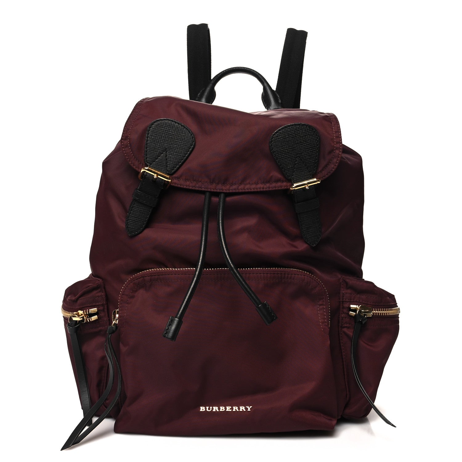 Burberry Nylon Large Rucksack Backpack Burgundy Red 1 of 11